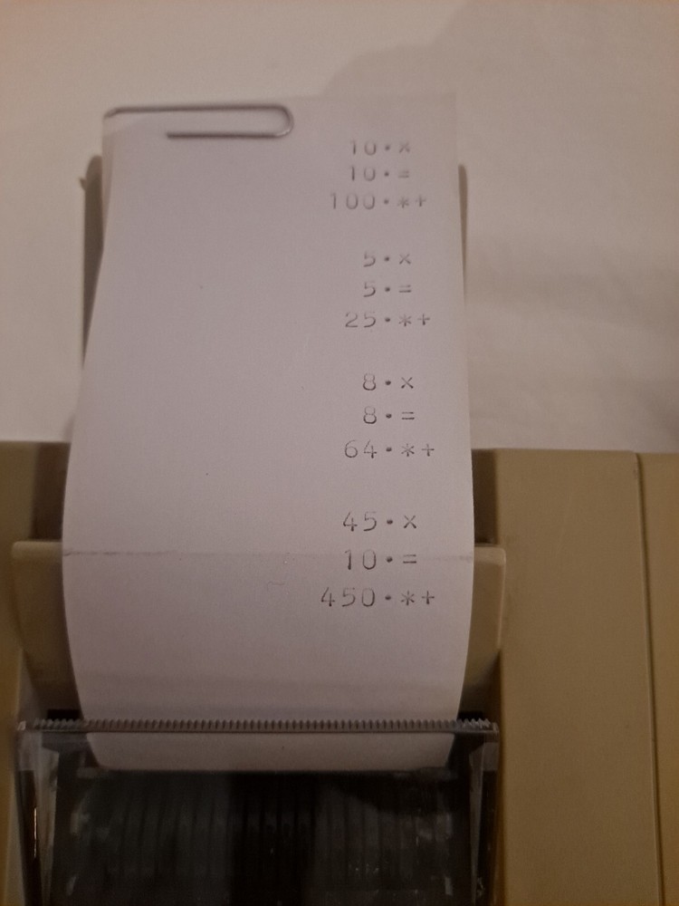 Sharp Compet Vintage QS-2760A Electronic Calculating Machine *TESTED, WORKS.*