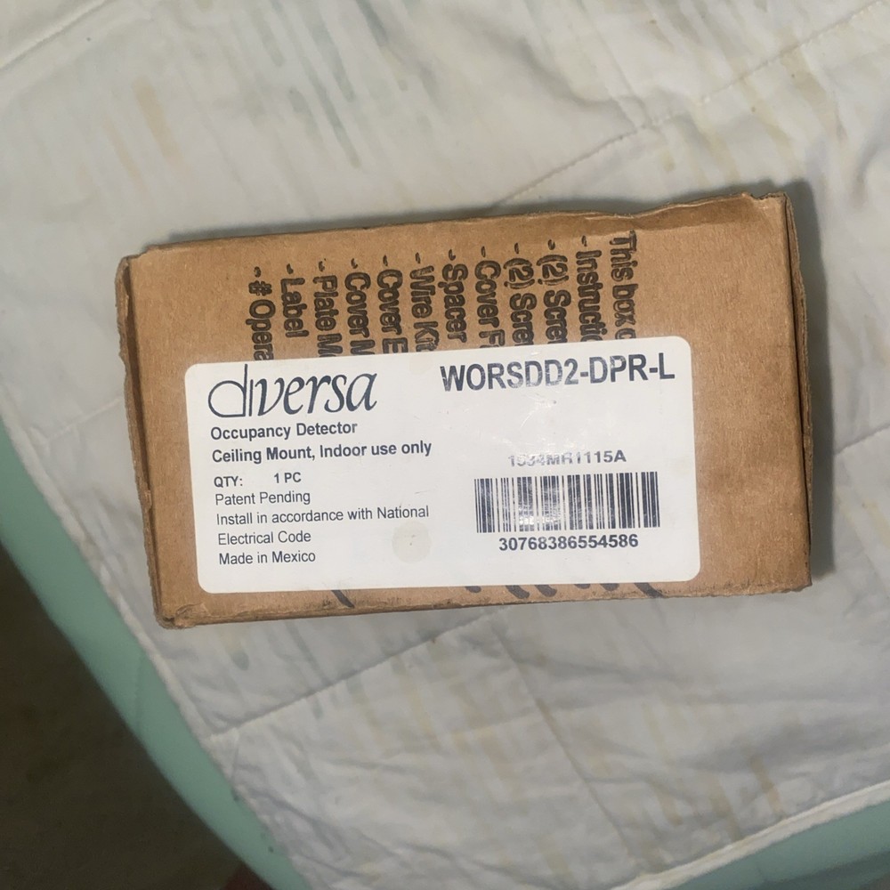 NEW DIVERSA DUAL-TECH CEILING OCCUPANCY SENSOR Model# WORSDD2-DPR-L New In Box