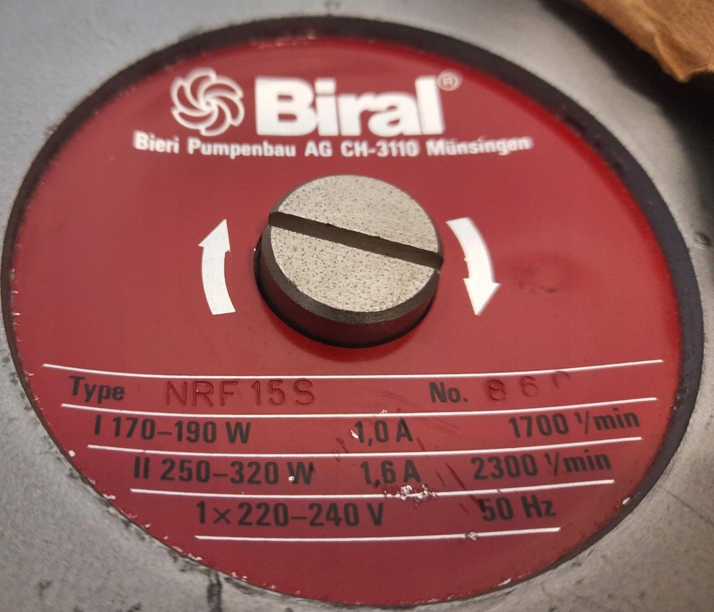 Biral NRF 15S Pump