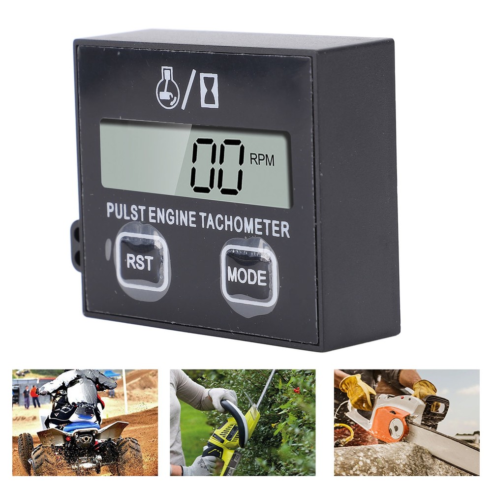 Small Engine Tachometer Waterproofing Chainsaw Tachometer For ATV For Motor IYIO