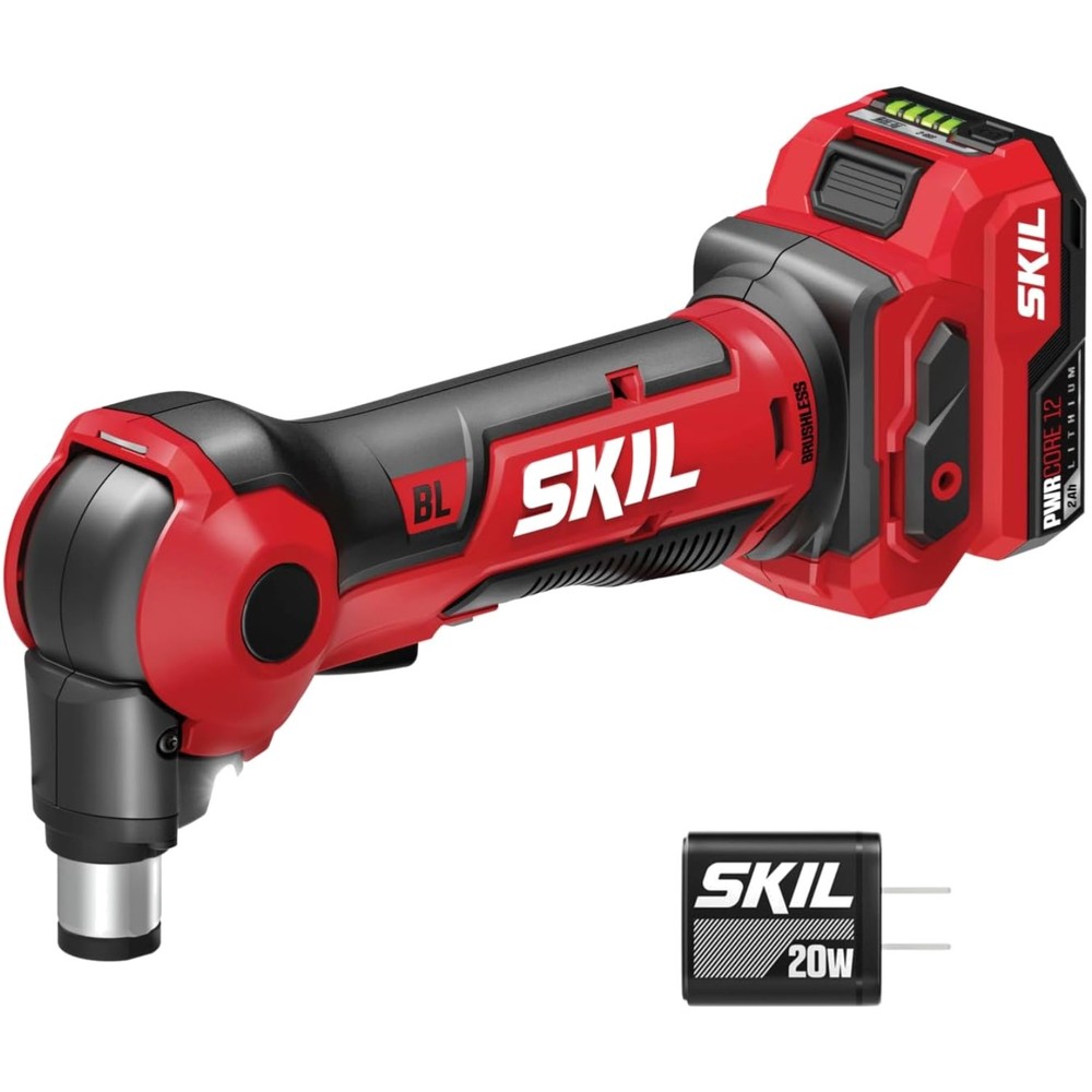 12V Brushless Auto Hammer Kit with USB-C Battery & Charger for Efficient Work