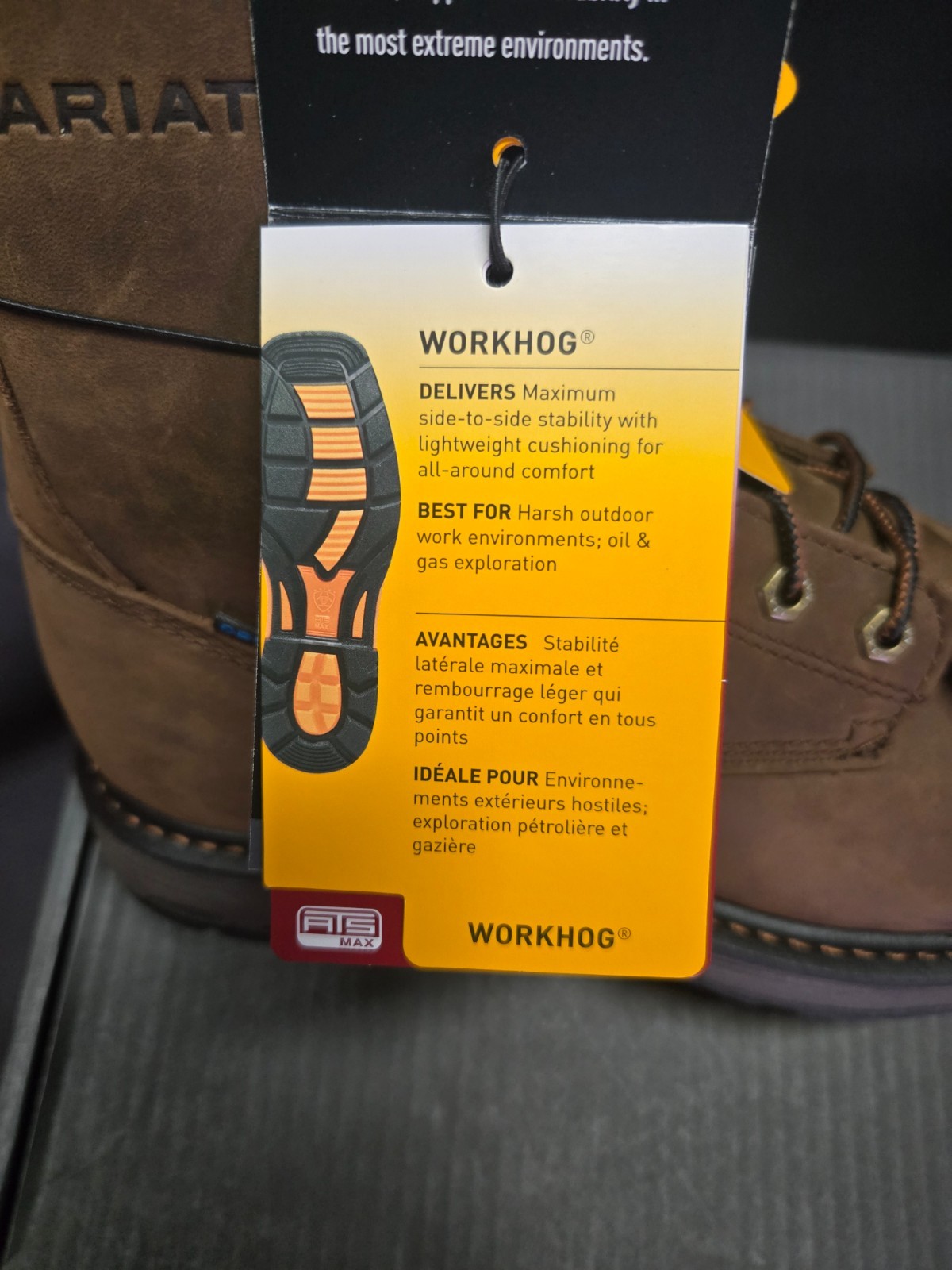 Ariat Workhog H2O Comp Toe Men's Work Boots Sizes 8.5-14