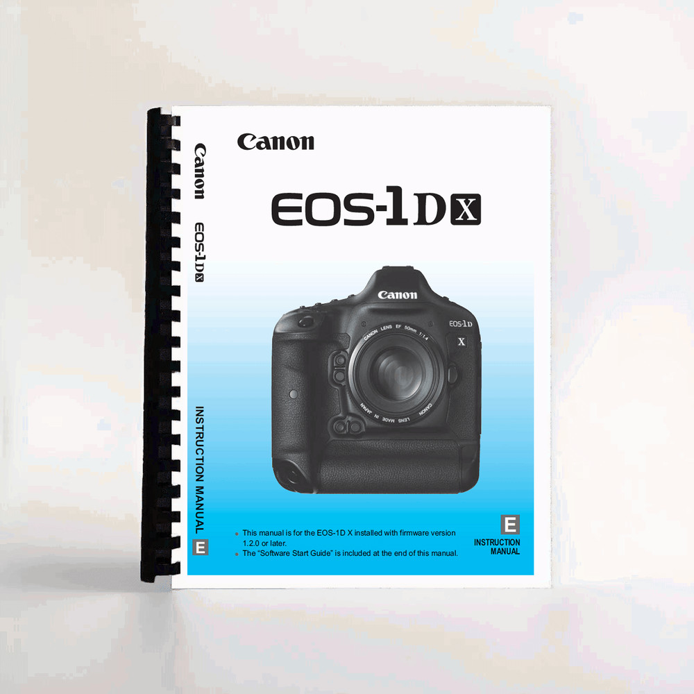 Instruction Manual for Canon EOS 1DX