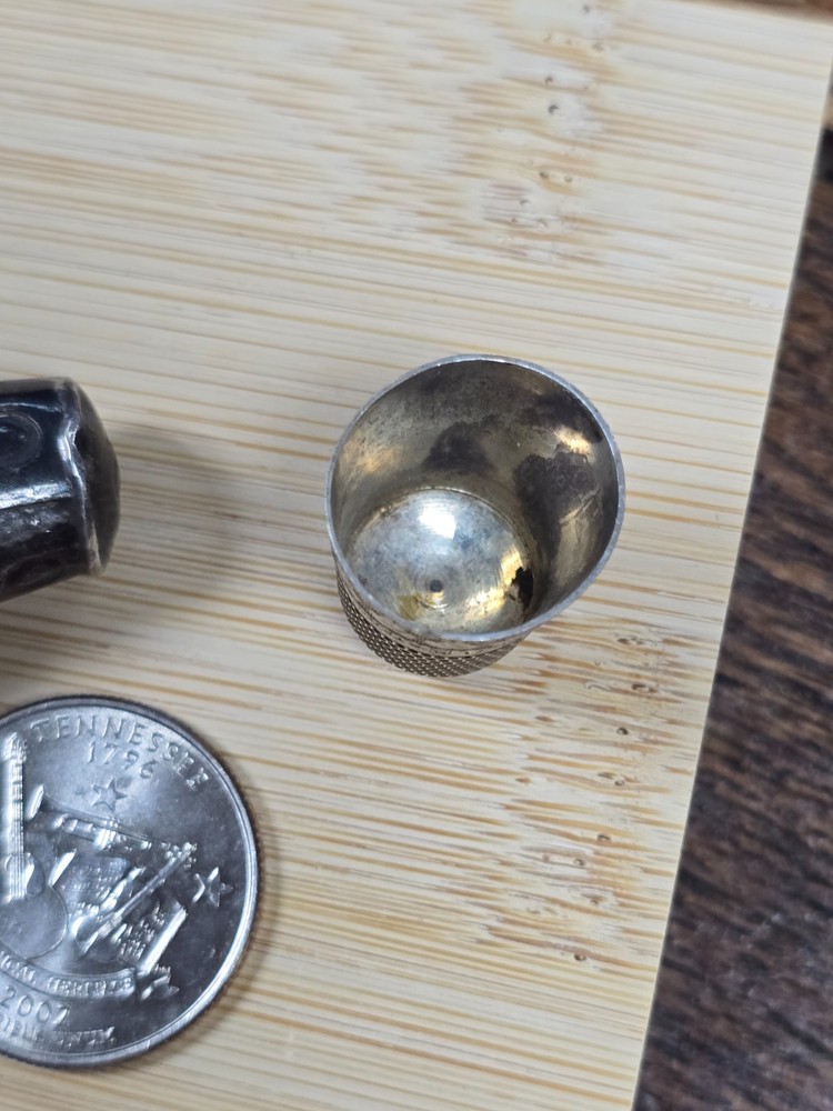 ✨x2 Sterling THIMBLES * .925 Sterling Silver