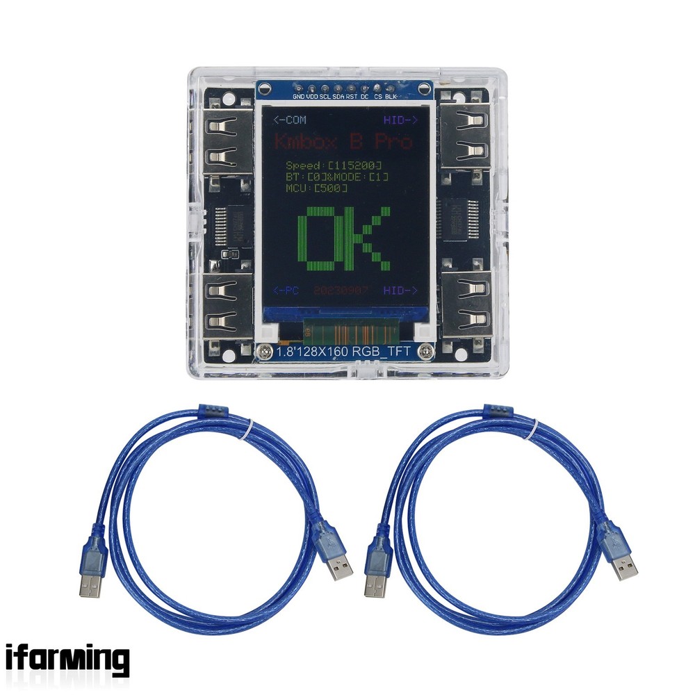 Kmbox B+ (Pro) Keyboard Mouse Controller Keyboard Mouse Macro w/ Screen for DMA