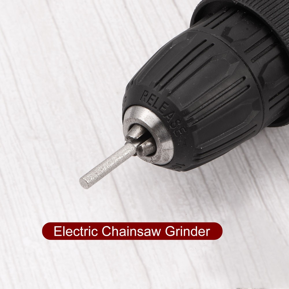 2Packs (12pcs) Diamond Coated Chainsaw Sharpener Bits 3/16" 4.8mm Grinder