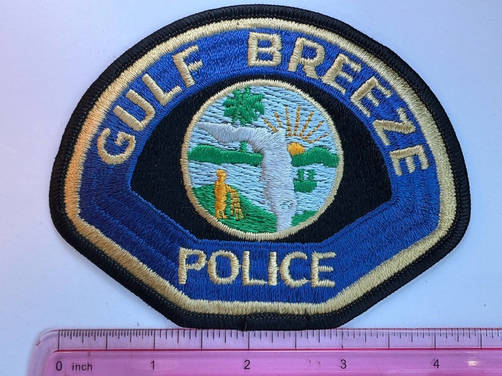 Gulf Breeze Florida Police Patch ~ RARE