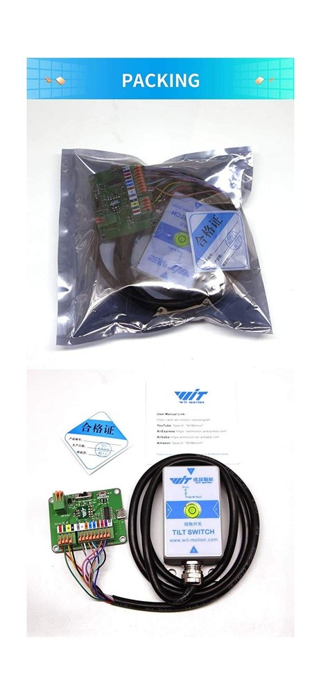 【SINRT-232 Relay-Output-Type Tilt Switch】 High-Precision Dual-axis