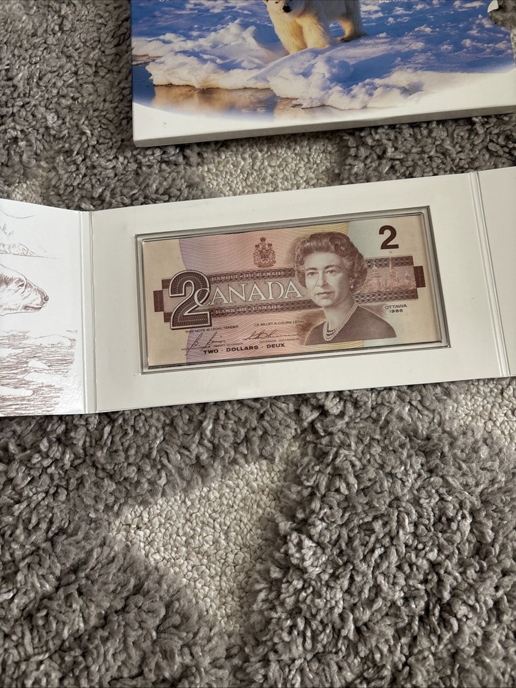 Canada Coin Collection 1996 $2 Coin & Banknote Set