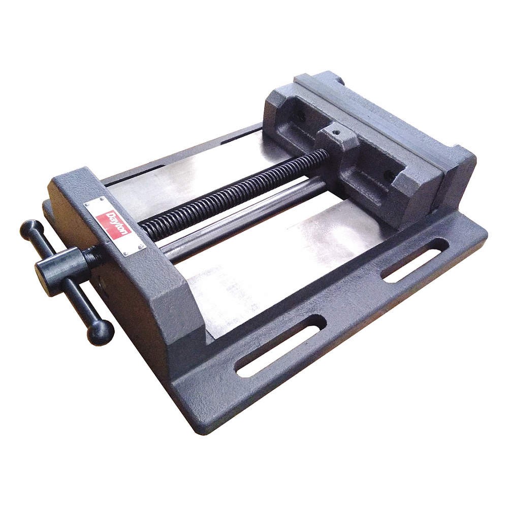 DAYTON 4TK03 Machine Vise,8",Fixed 4TK03