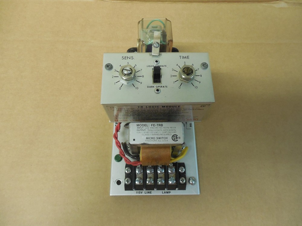 MICRO SWITCH LOGIC MODULE TR5 12-20Vdc w/ FE-TRB 15VA 15 VA & FE-2443