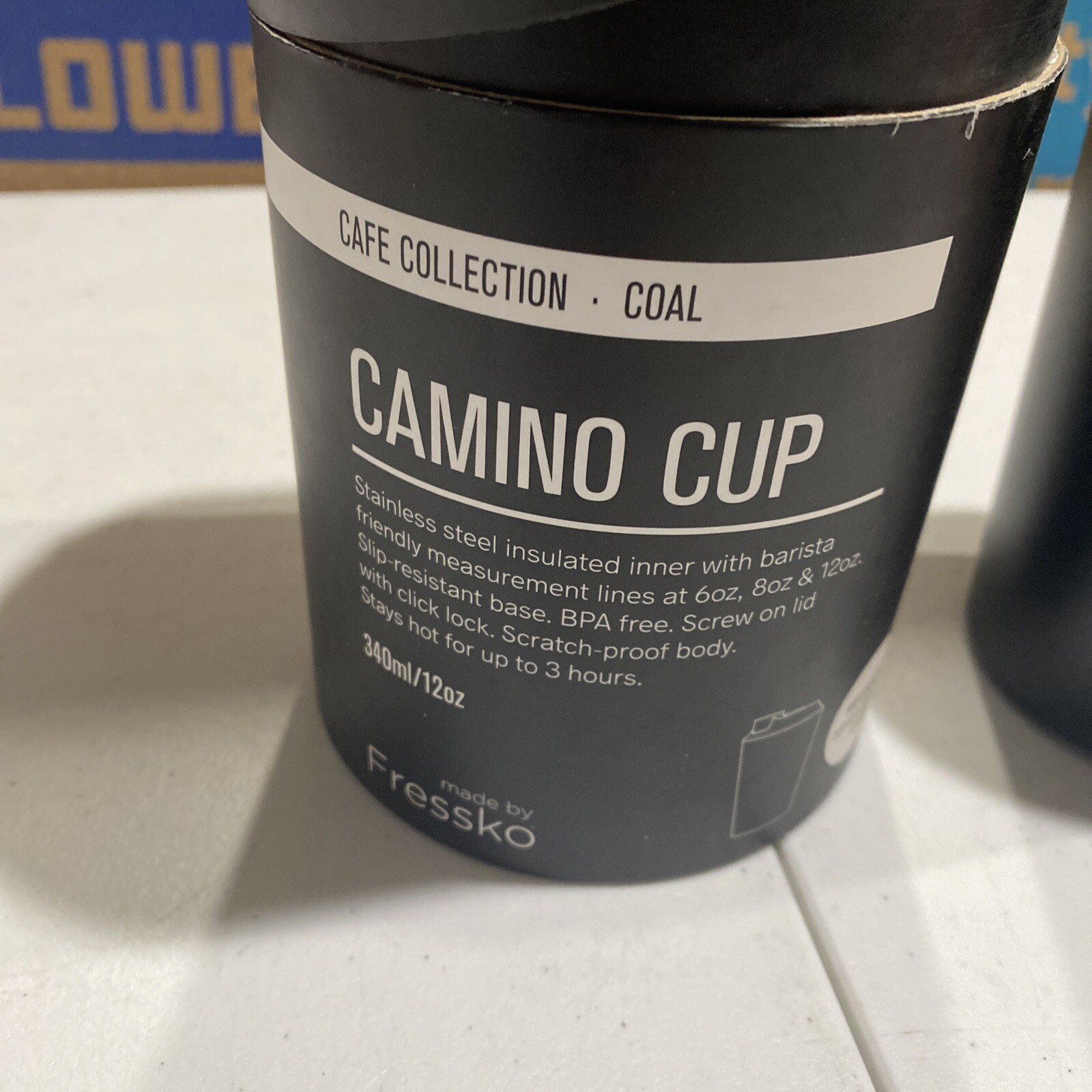 Fressko Reusable Cup Camino (340ml) 12oz- Coal