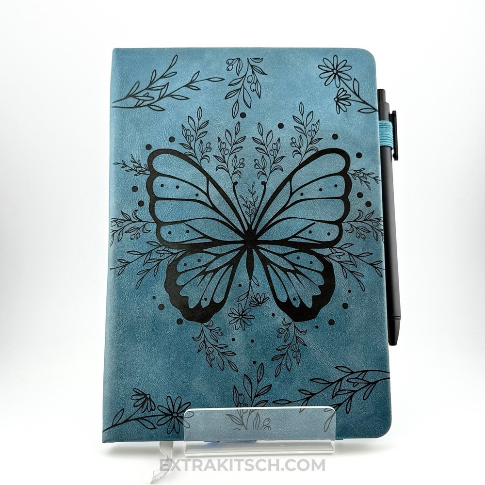 Butterfly Journal Notebook – Transformation Gift Journal, Botanical Aesthetic A5