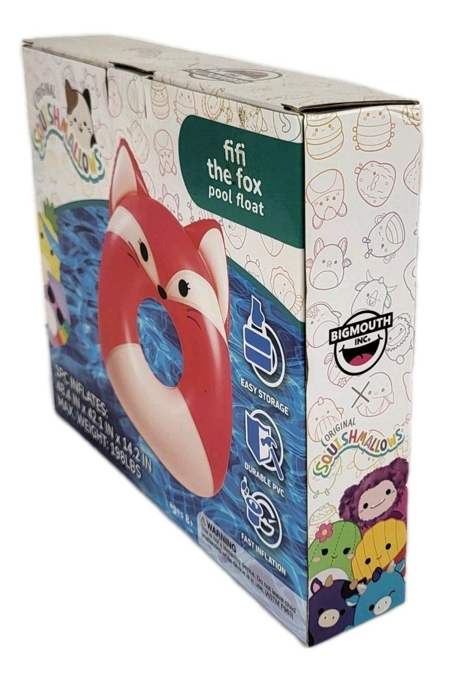 Fifi The Fox Pool Float , Original Squishmallows, Ages : 8+