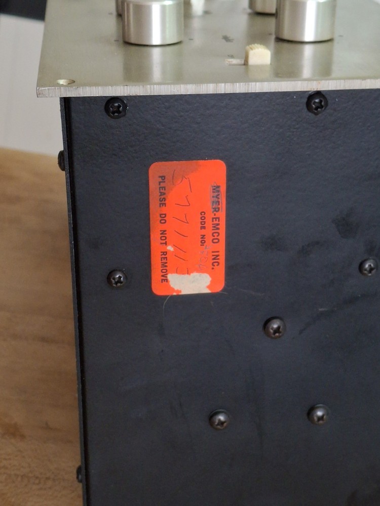 Vintage MARANTZ Model 7T Pre Amplifier Stereo Console Solid State Silver WORKS