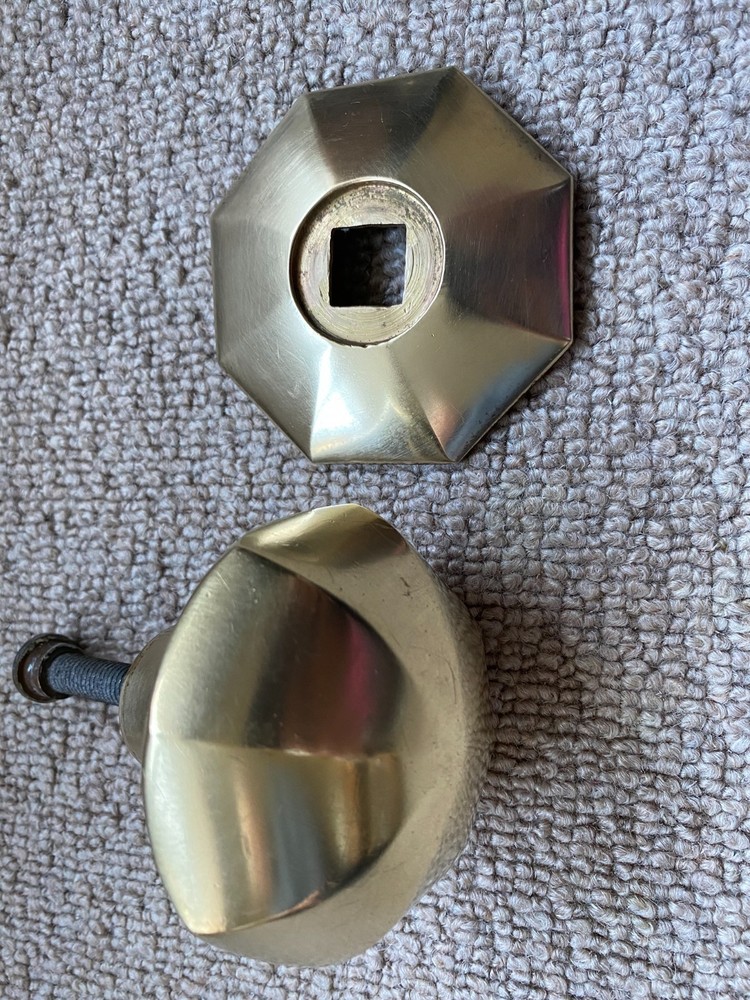 Large Front Door Brass Front Door Knob Pull Centre Handle Vintage