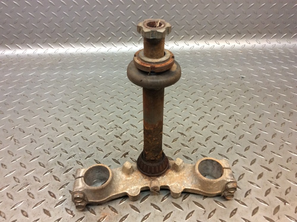 89-01 Suzuki RM80L RM80 Upper Lower Triple Tree Steering Stem Bracket Mount