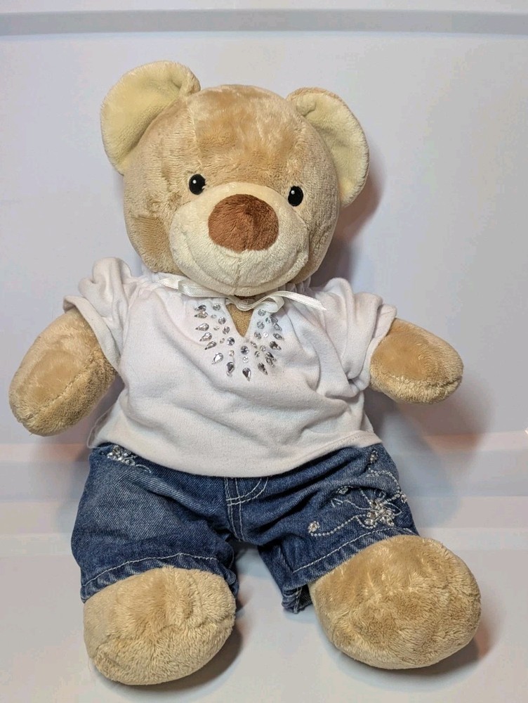 Build A Bear Workshop 16" Classic Brown Tan Teddy Plush Stuffed