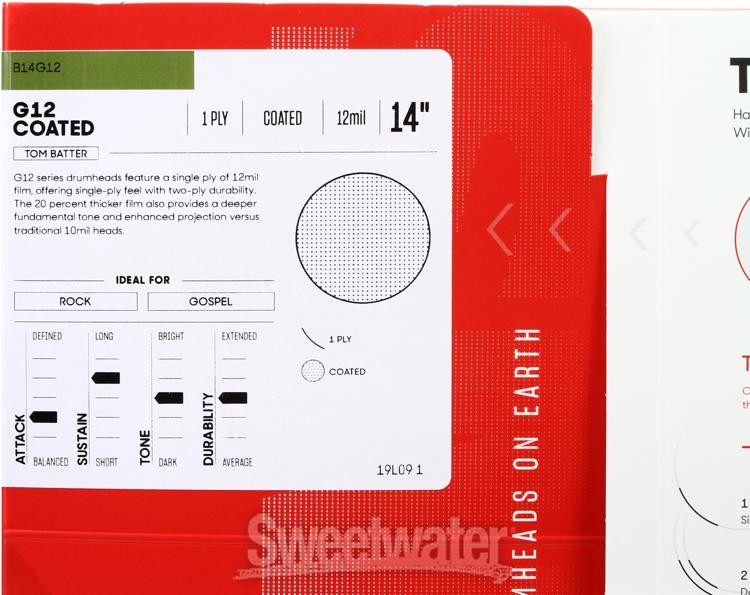 Evans G12 Coated Drumhead - 14"