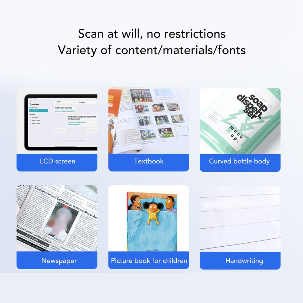 Scan Reader Pen Language Translator Kids Digital Translation Scanner Learning