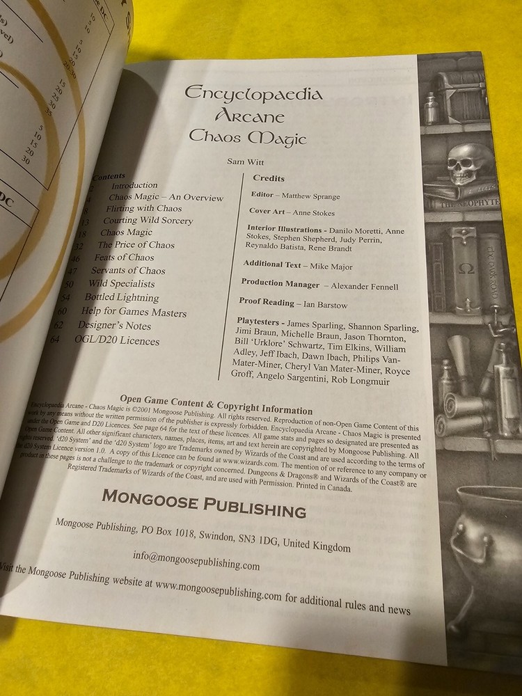 Encyclopedia Arcane: Chaos Magic Wild Sorcery