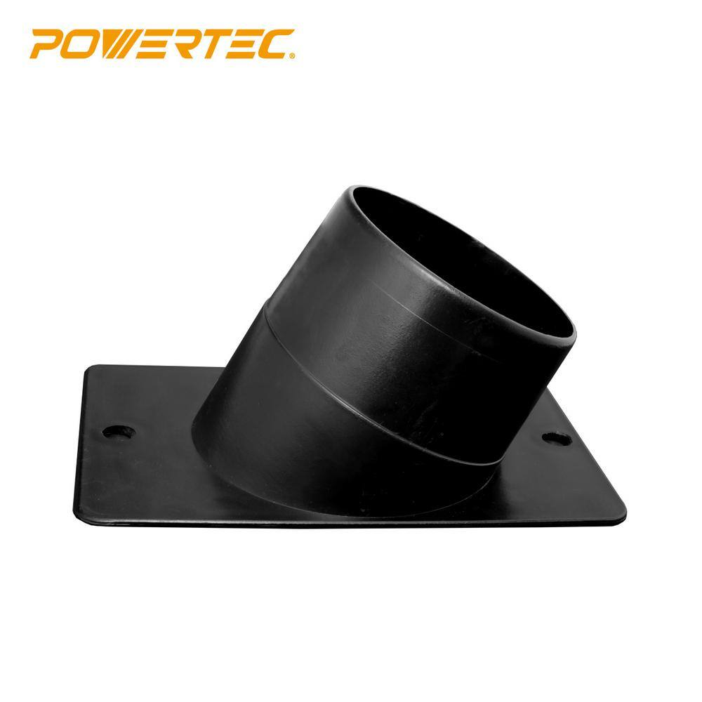 POWERTEC 4 Inch Angled Dust Port Fitting Adapter (70153)