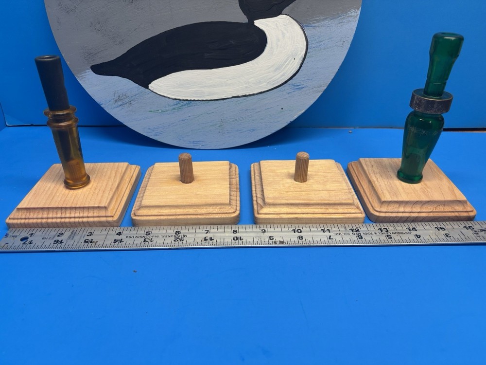 4 -Square Game/ Duck Call Stands D12