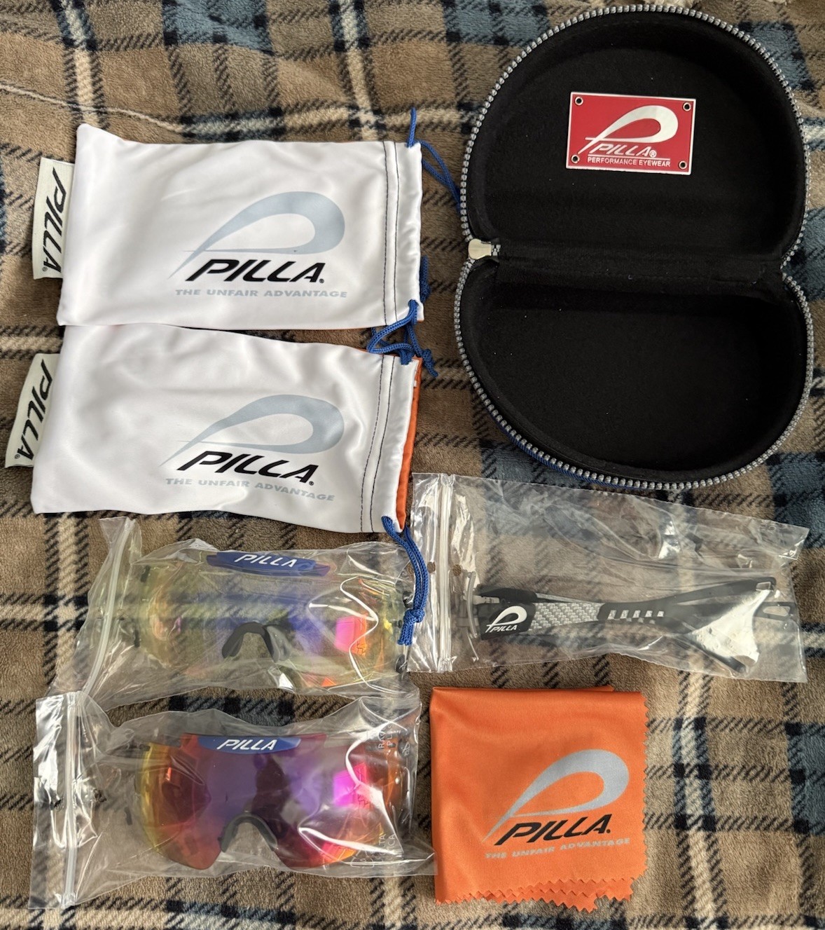 Pilla Outlaw X7 Performance Glasses Set Multicolor Interchangeable Lenses