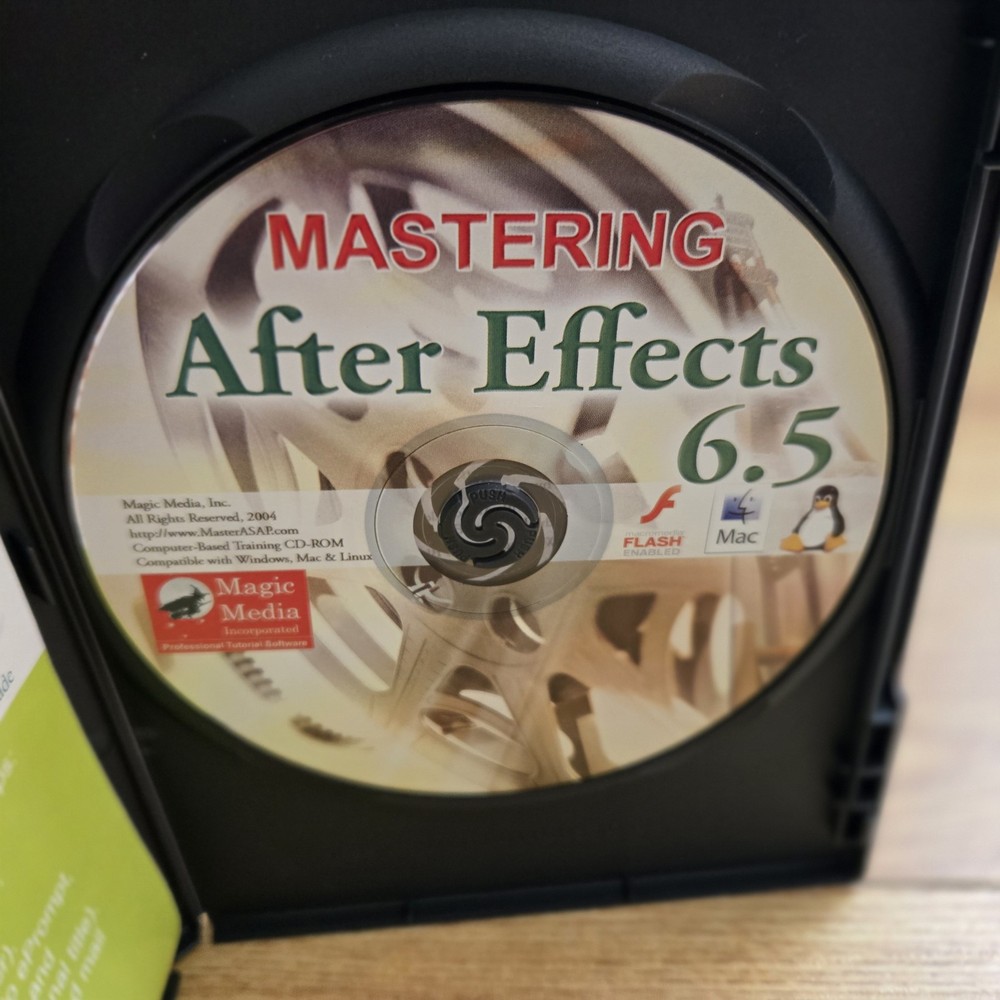 Mastering After Effects 6.5 Professional (CD-ROM 2004) WINDOWS XP, MacOs, LINUX