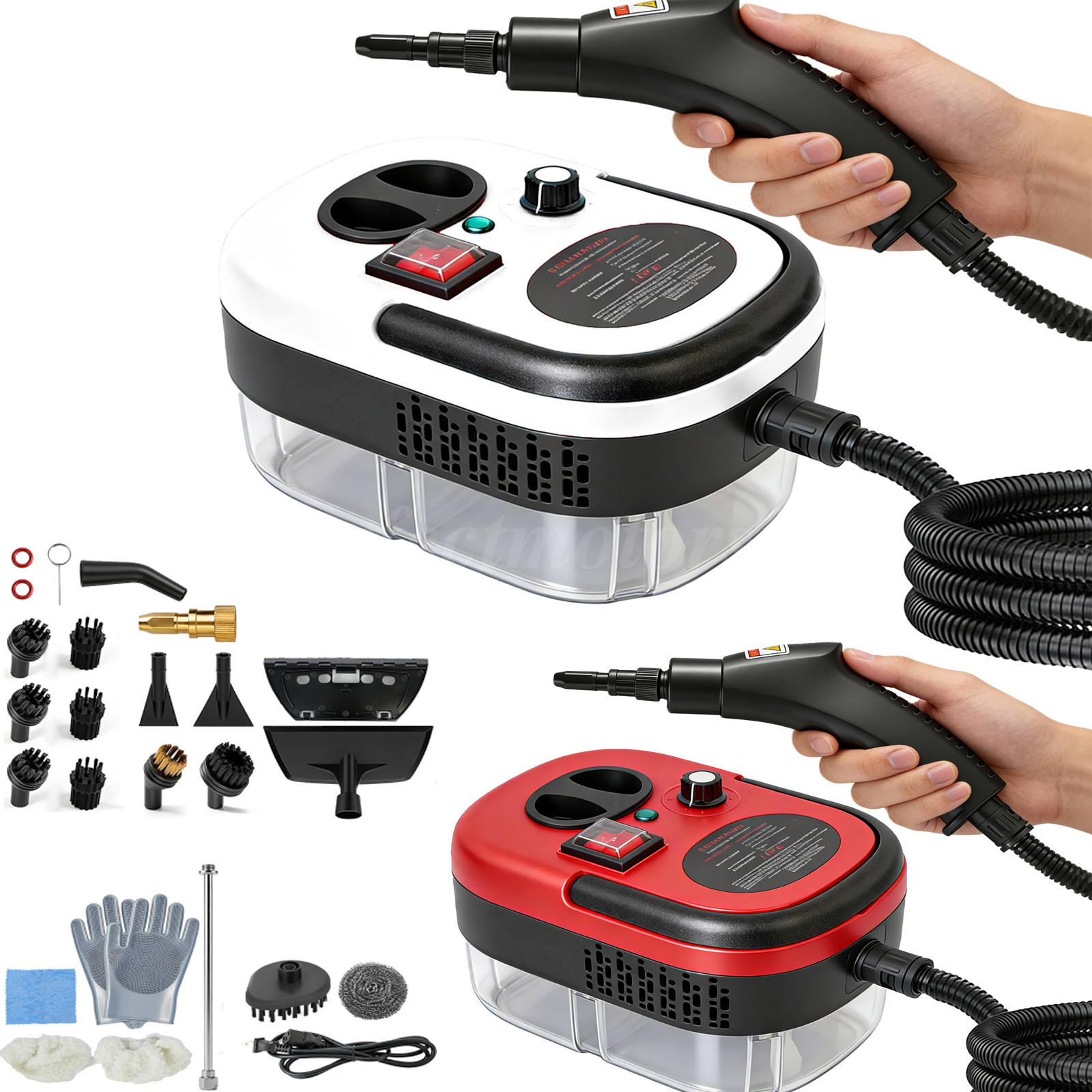 2500W Handheld High Temp Steam Cleaner High Pressure Household Cleaning Machine