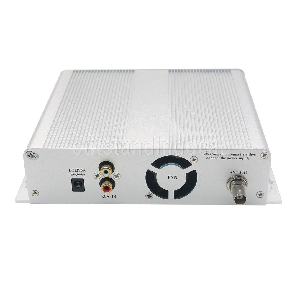 25W Professional FM Transmitter Stereo PLL Broadcast Radio Station with Power