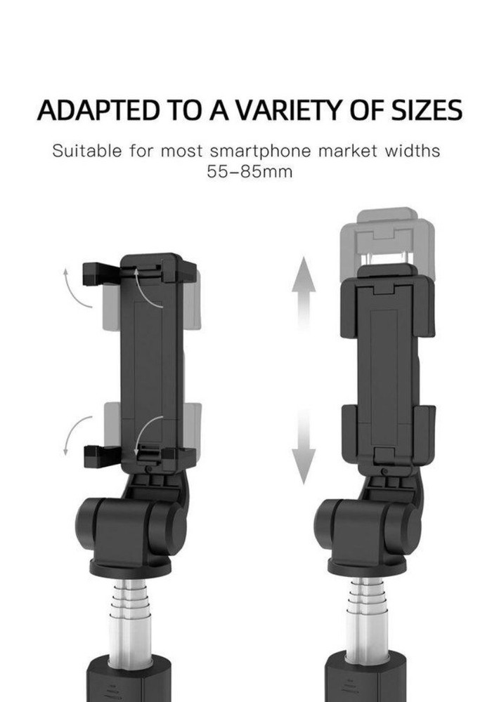 Selfie Stick Wireless Bluetooth with Remote and Extendable Tripod Phone Holder