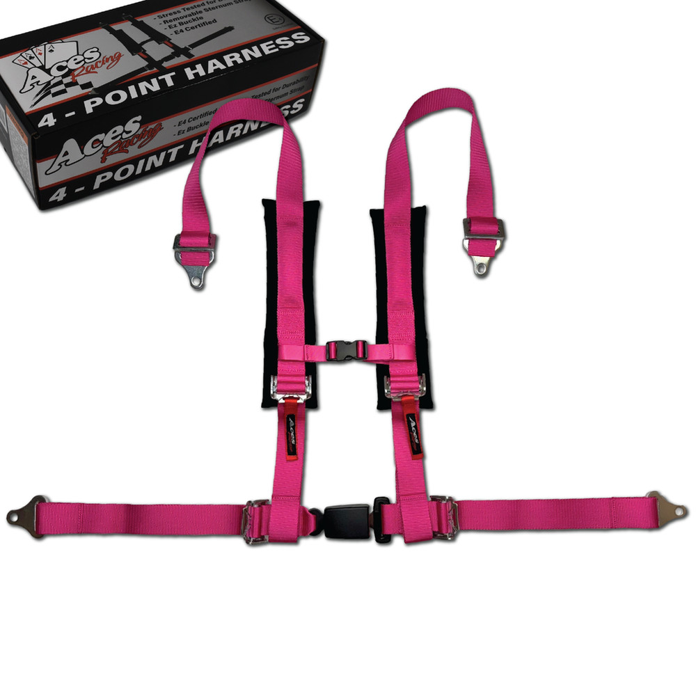 Pink 4 Point Harness (Pair) All Model UTV's