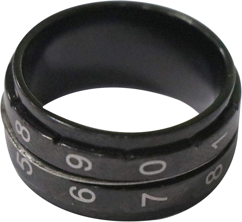 Row Counter Rings- Black