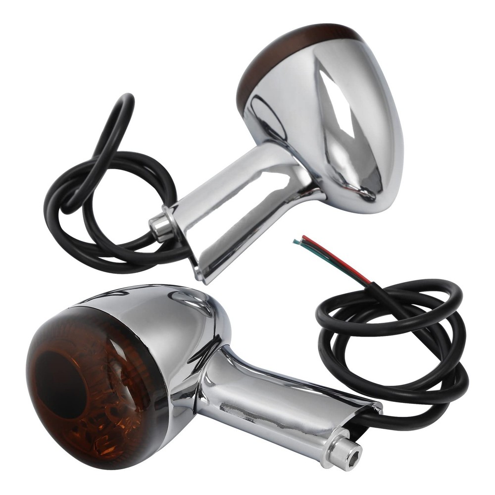 Chrome Rear Turn Signals LED Light