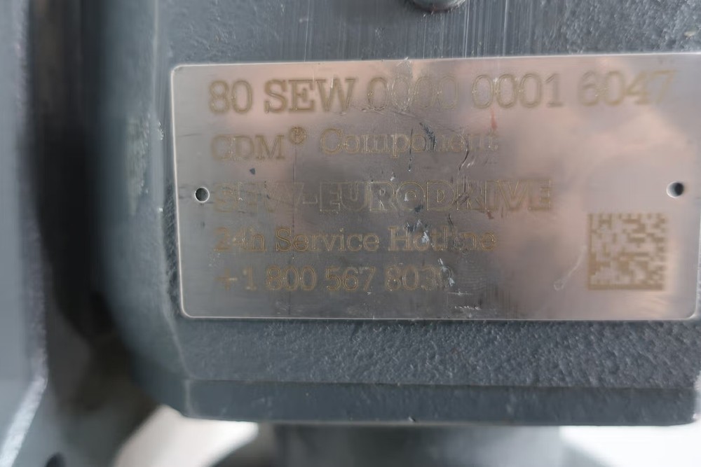 Sterling FQA12B2 Inline Gear Reducer 1.45hp 8:1