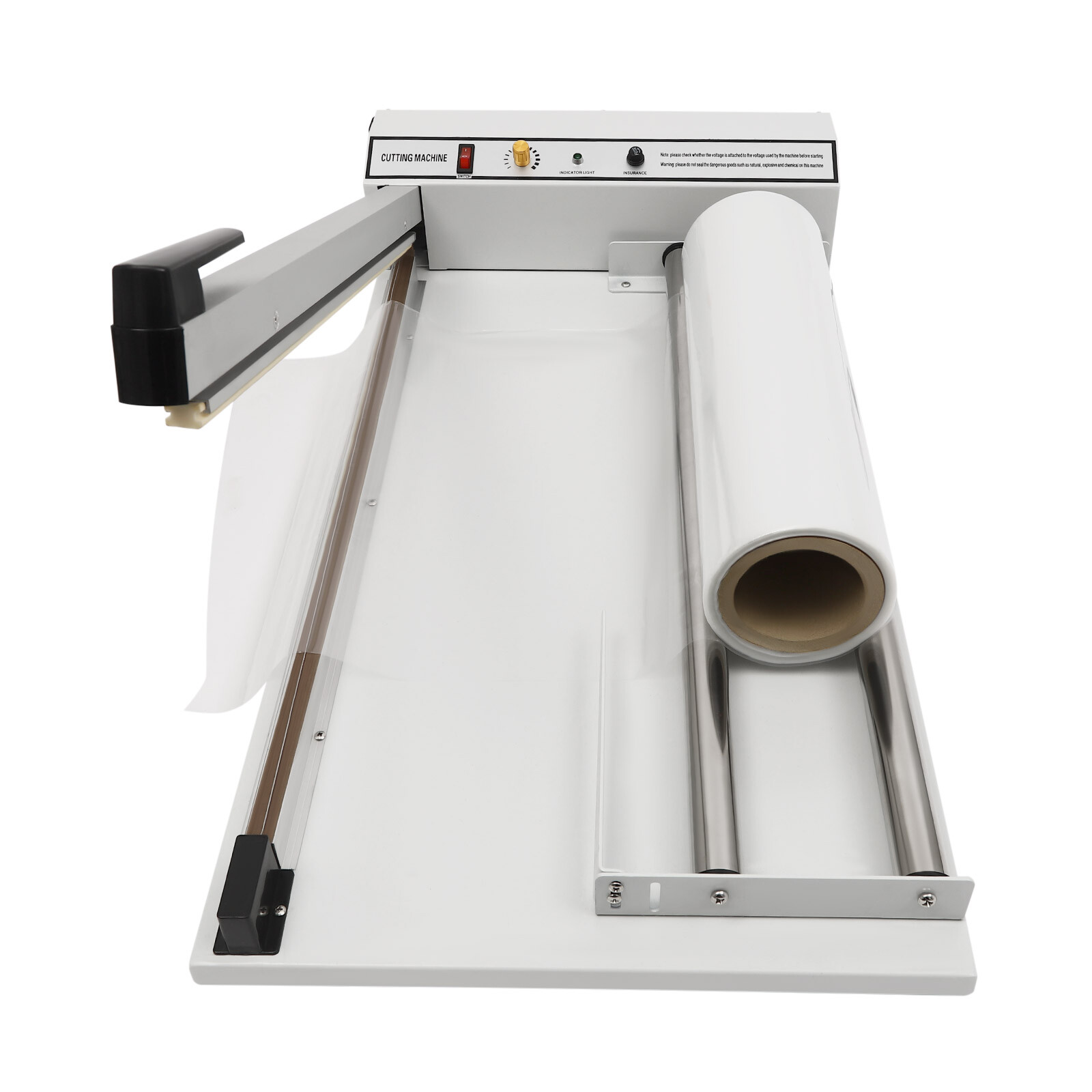 24" Shrink Film Wrap Machine, 530W Shrink Wrap Sealer with Heat Gun for PP PE