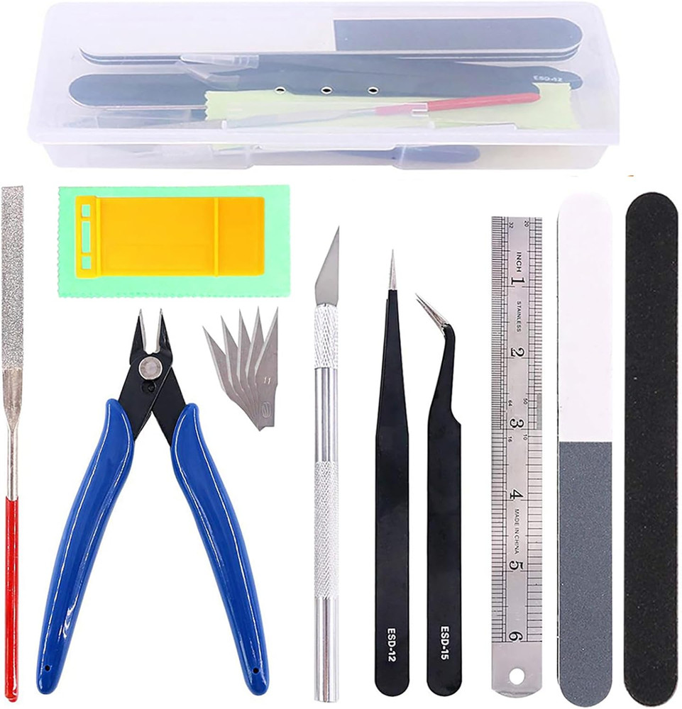 15Pcs Gundam Model Tools Kit Gunpla Tool Kits Modeler Basic Tools