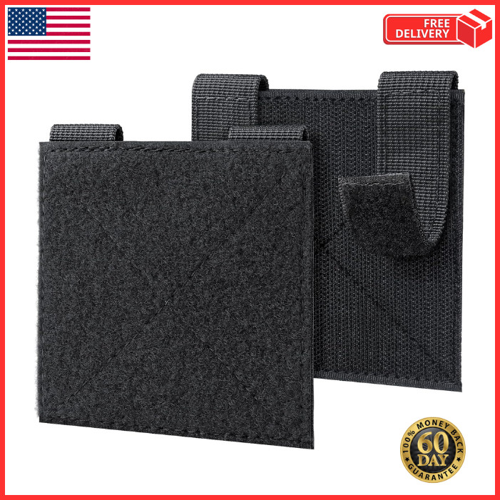 2Pack Molle Patch Panel Hook&Adapter Panel for DIY Patch Badges Tactical Molle..