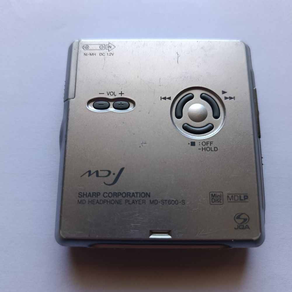 Sharp Minidisc Player MD-ST600-S MDLP - Tested Working Only Player No Battery
