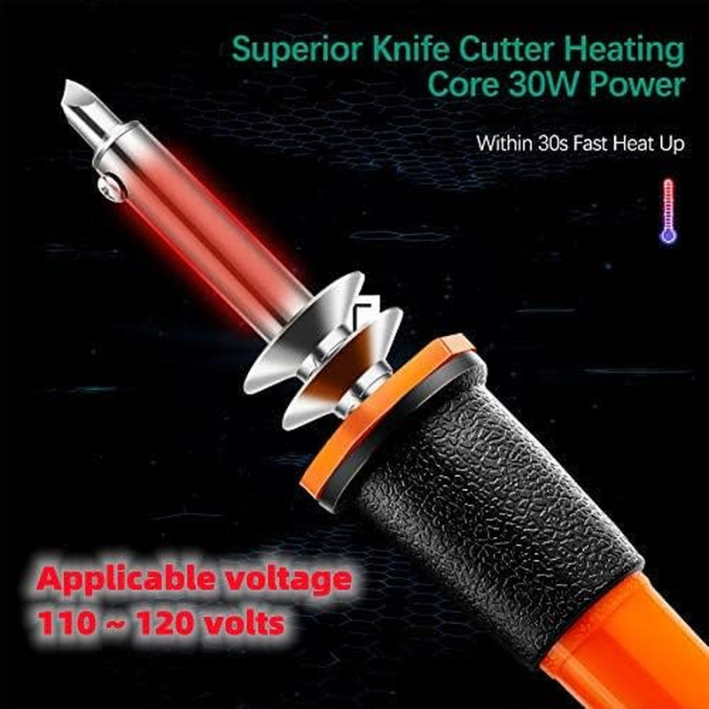 22 Pieces Electric Hot Knife Cutter Tool Kit Include Hot Knife Plastic Cutter Wi