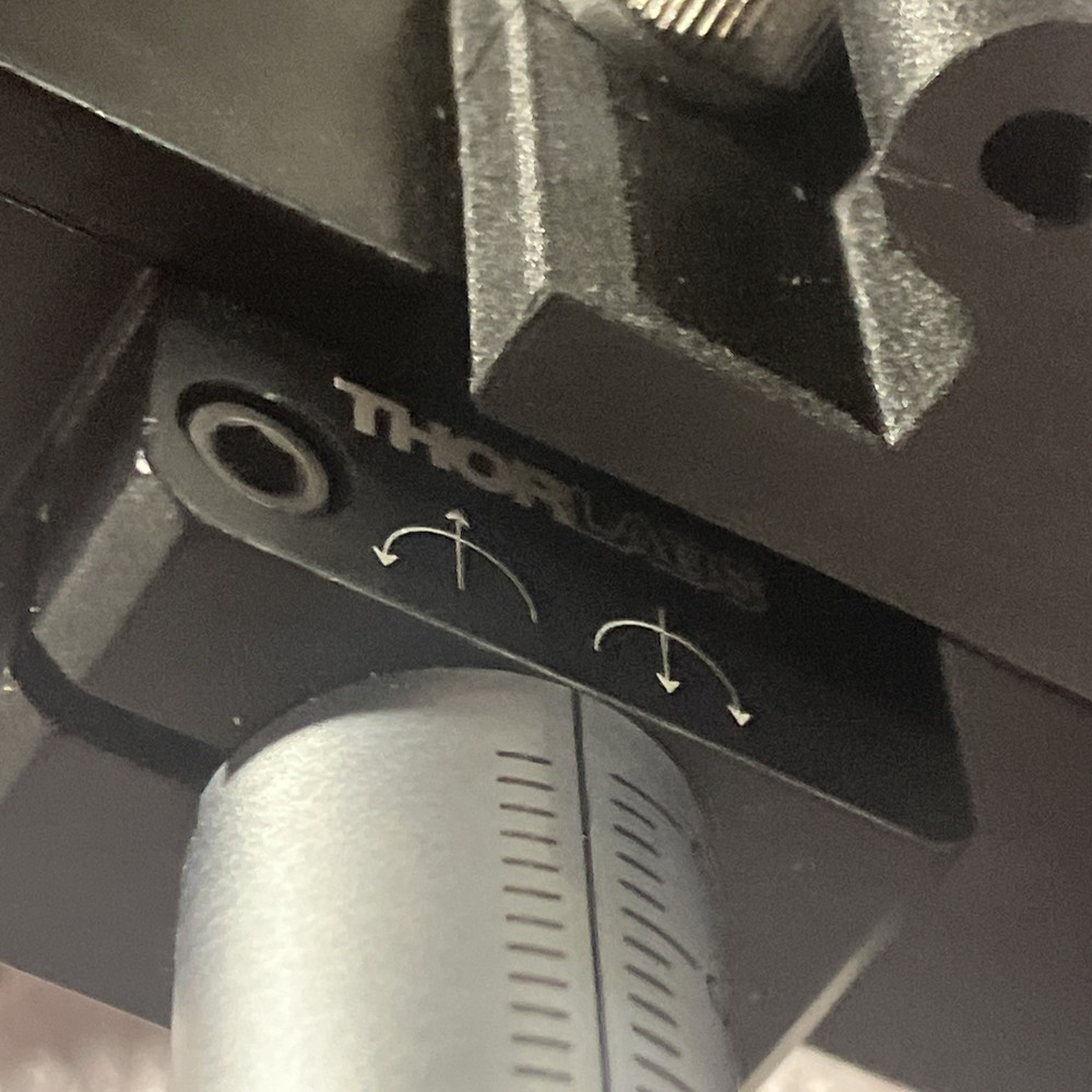 Thorlabs PT1 Single-Axis Translation Stage with Micrometer