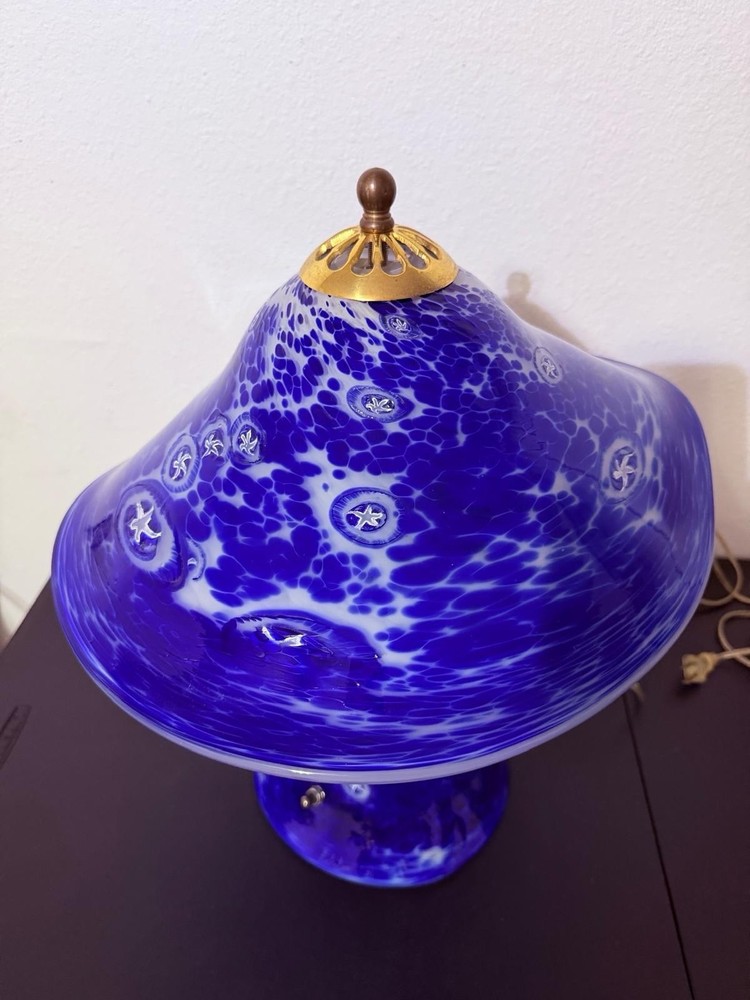Nicholson table lamp blown glass