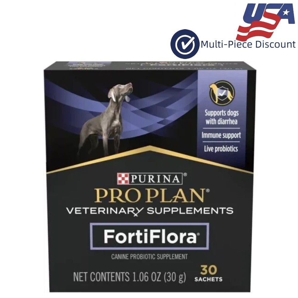 Purina FortiFlora For Dog Supplement Powder-based Probiotics 30 Pack Exp 12/2026