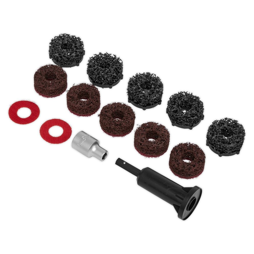 Sealey VS8002 Stud Hub Cleaner 14pc
