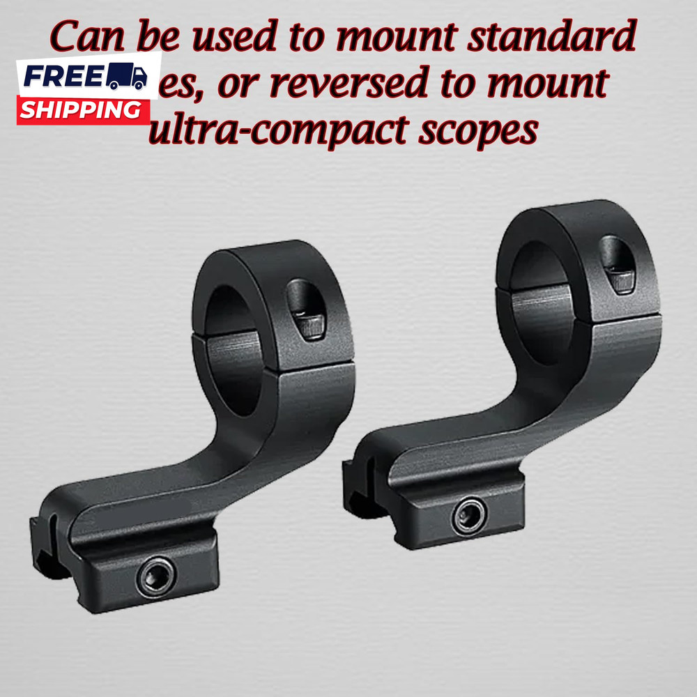 Offset Reversible 1 Inch Diameter Rifle Scope Rings 1" Scope Mount Offset