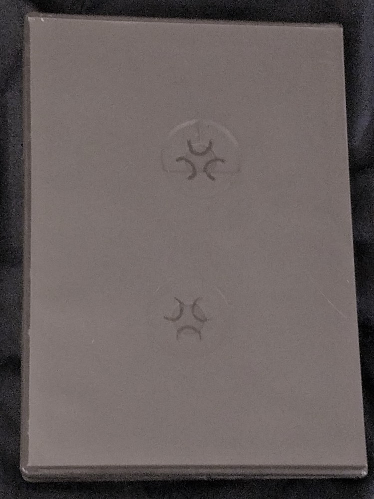 BLANK BLACK DVD CASE- HOLDS 4 DVDS!!