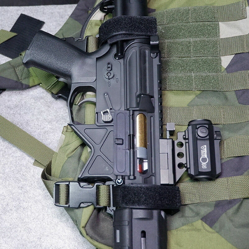 Tactical hook&loop ribbon based mount for MOLLE converter adapter panel patch 1p