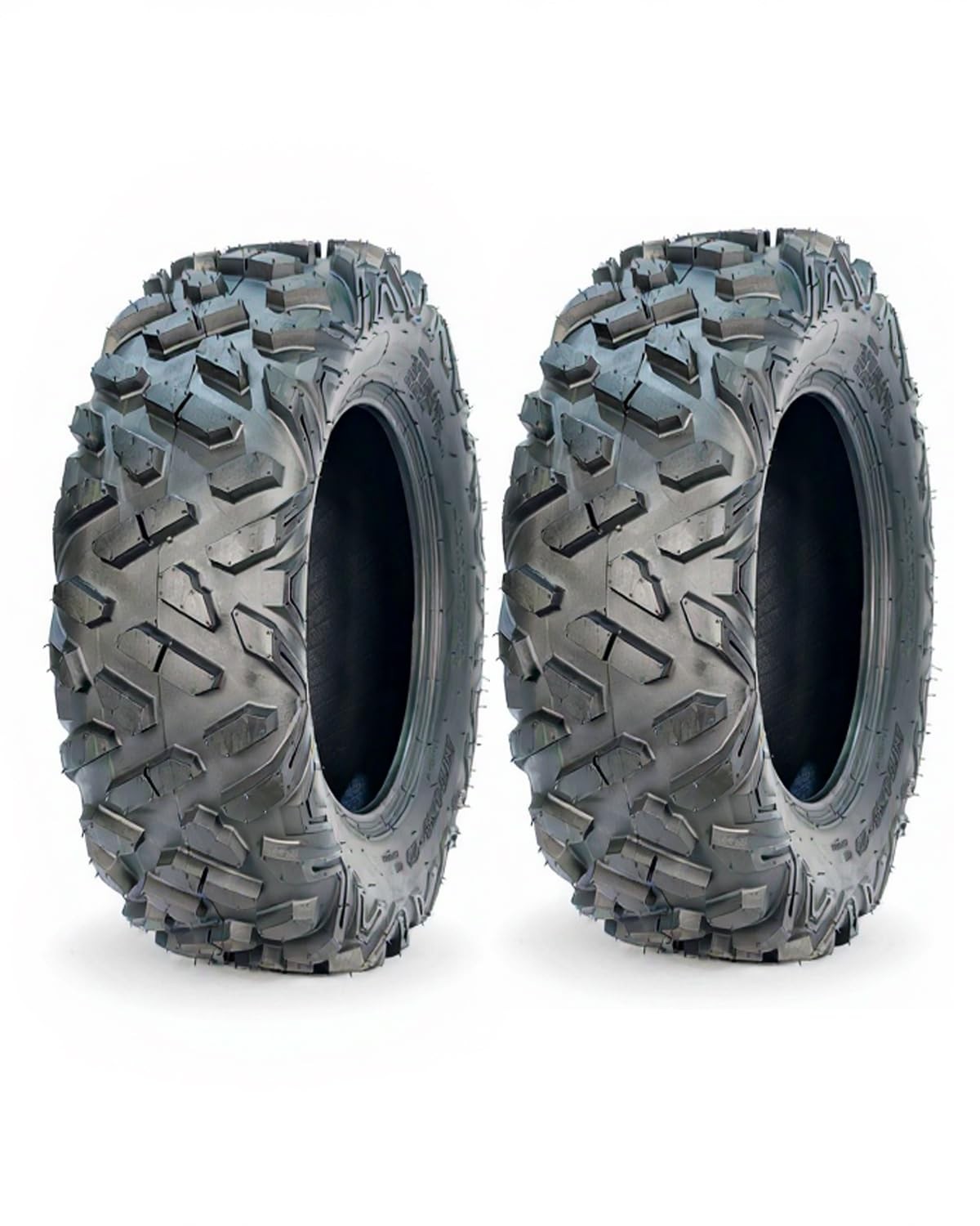 2 Pack 24x8-12 ATV Tires 6Ply 24x8x12 UTV Tires 24 8 12 All Terrain Heavy Duty