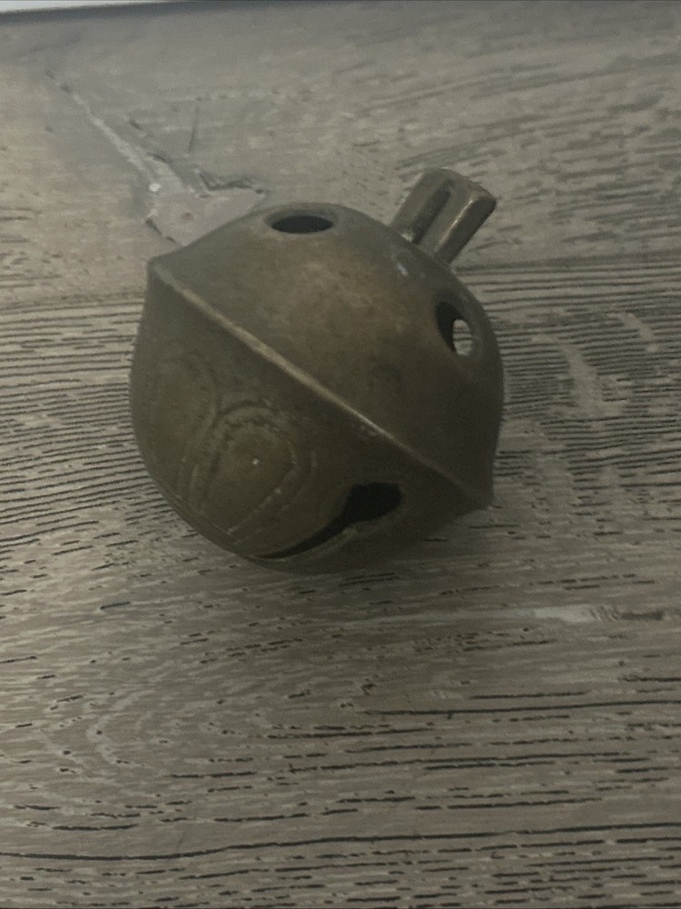 1930s Solid Brass Petal Bell 2’3/8” Diameter Marked #10 - Working